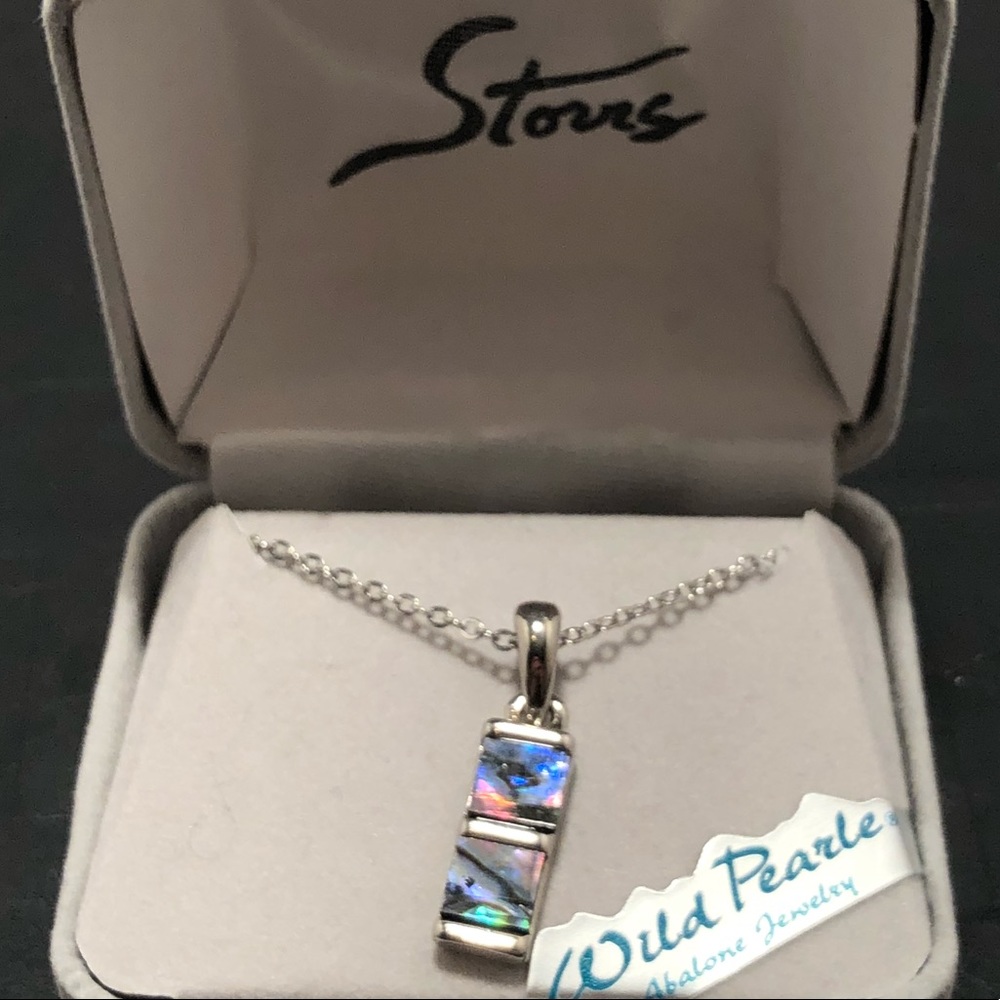 Storr’s Wild Pearle Abalone Pendant & Necklace